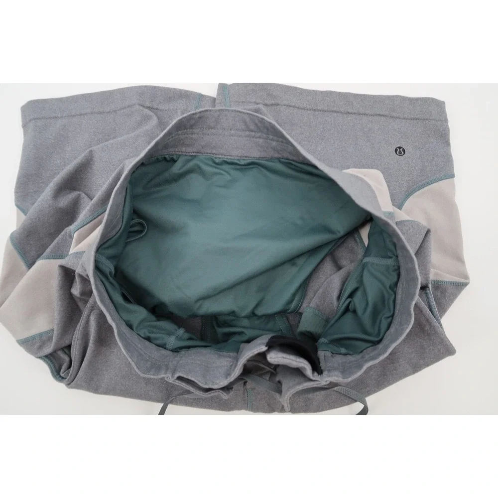 Lululemon Men's City Commute Shorts Sweat Blue‎ Gray Drawstring Size Medium